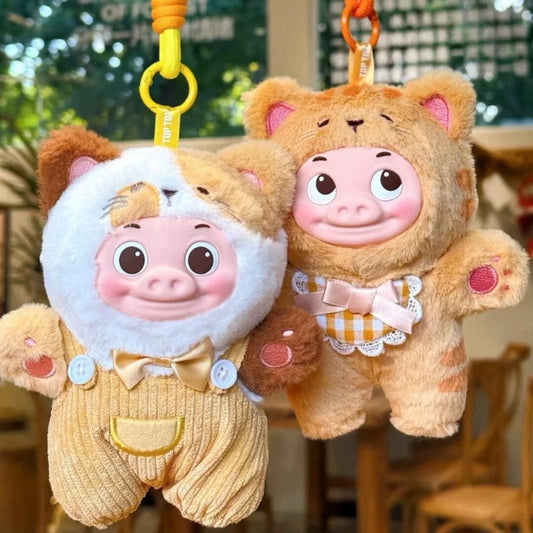 Kawaii Pig Plush Keychain Blind box – Cute Doll with Animal Costume | Soft Bag Charm Gift for Girls & Teens