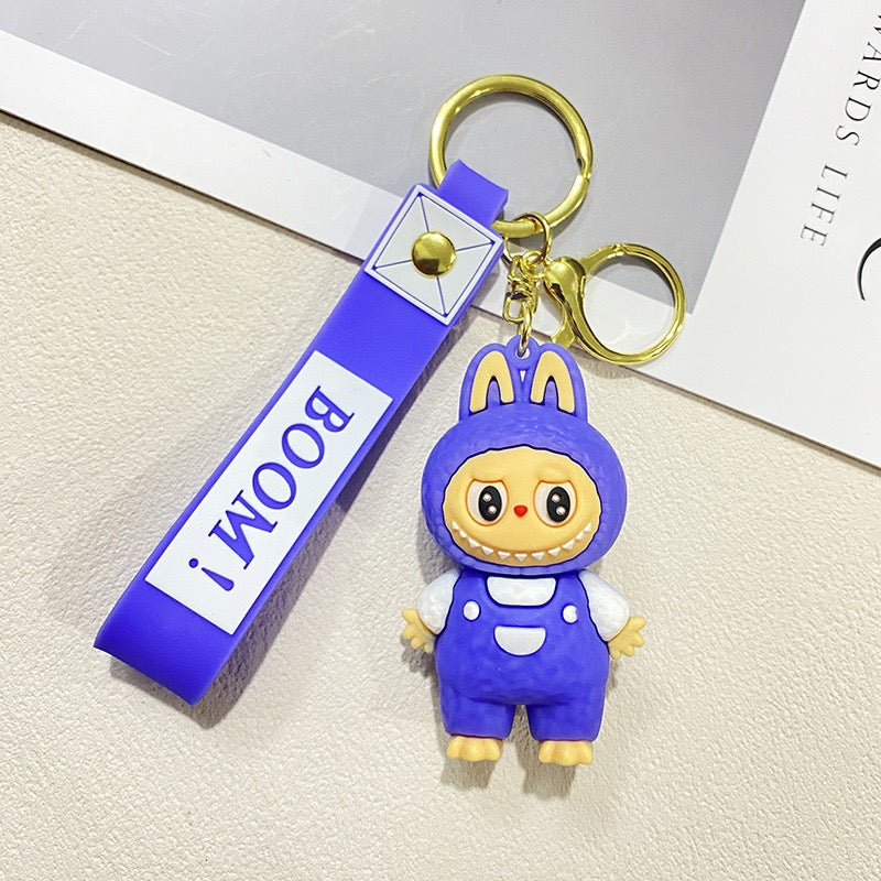 2025 New Styles Cross-dressing Fashion Trends Pop Culture Keychain Pendant Cute Silicone Doll Small Backpack Car Keychain