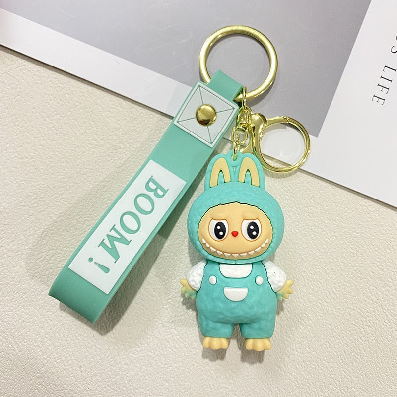 2025 New Styles Cross-dressing Fashion Trends Pop Culture Keychain Pendant Cute Silicone Doll Small Backpack Car Keychain