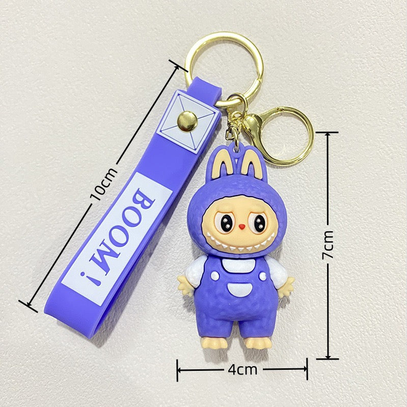 2025 New Styles Cross-dressing Fashion Trends Pop Culture Keychain Pendant Cute Silicone Doll Small Backpack Car Keychain