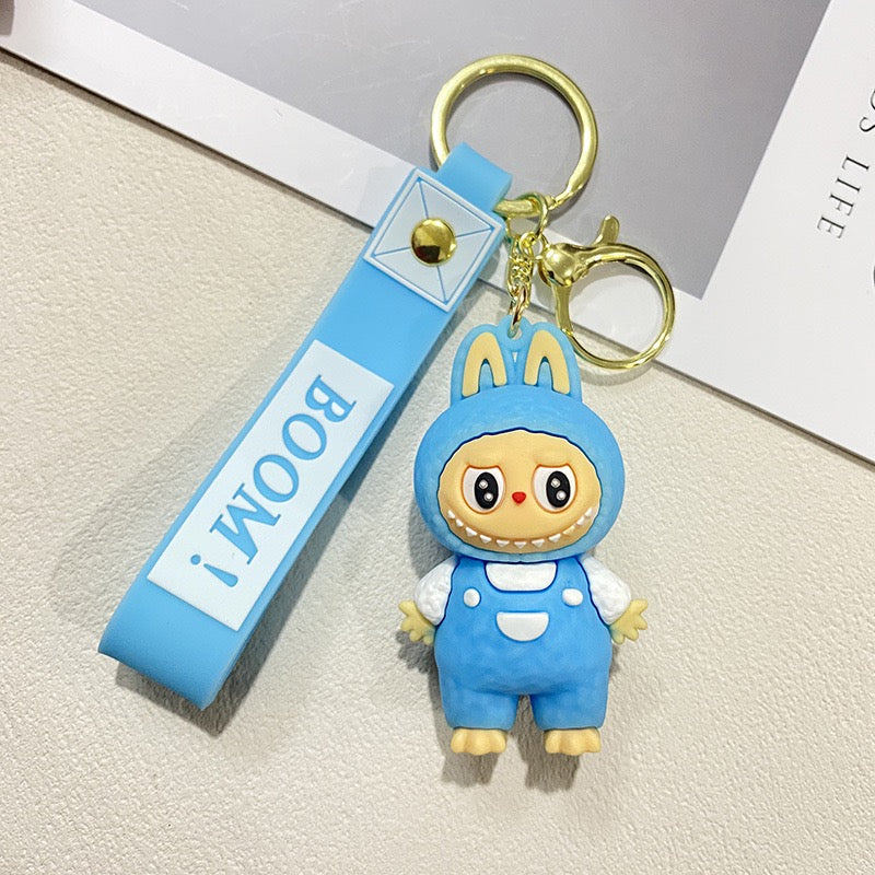 2025 New Styles Cross-dressing Fashion Trends Pop Culture Keychain Pendant Cute Silicone Doll Small Backpack Car Keychain