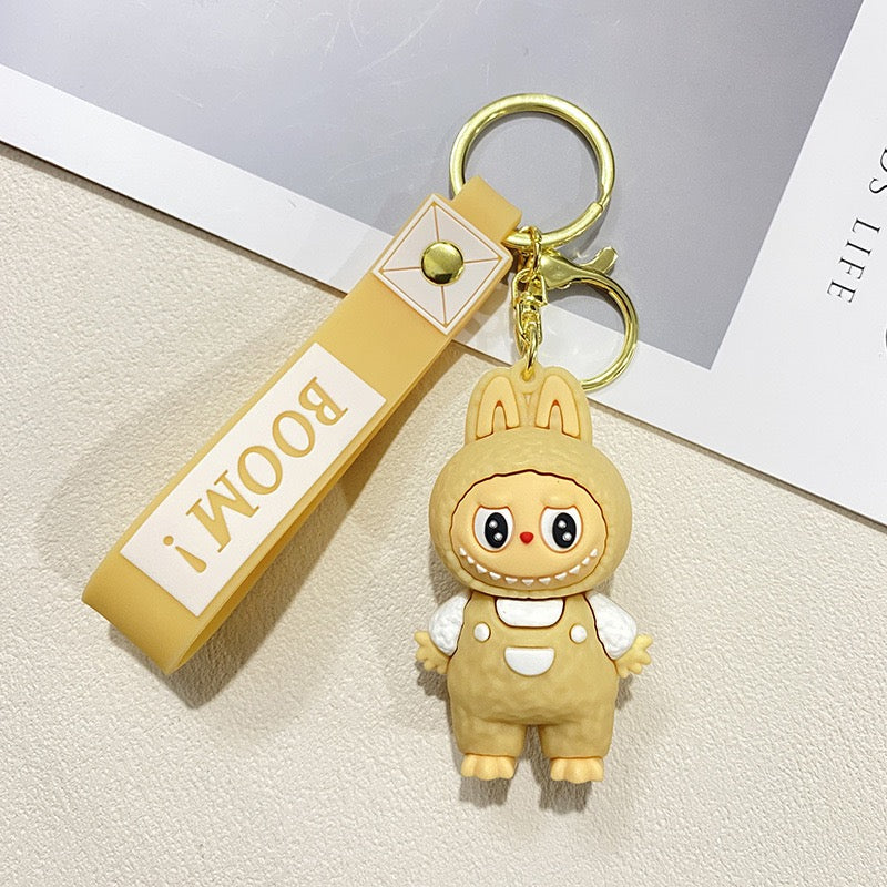 2025 New Styles Cross-dressing Fashion Trends Pop Culture Keychain Pendant Cute Silicone Doll Small Backpack Car Keychain