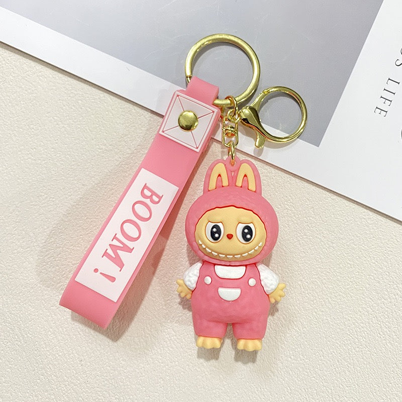 2025 New Styles Cross-dressing Fashion Trends Pop Culture Keychain Pendant Cute Silicone Doll Small Backpack Car Keychain